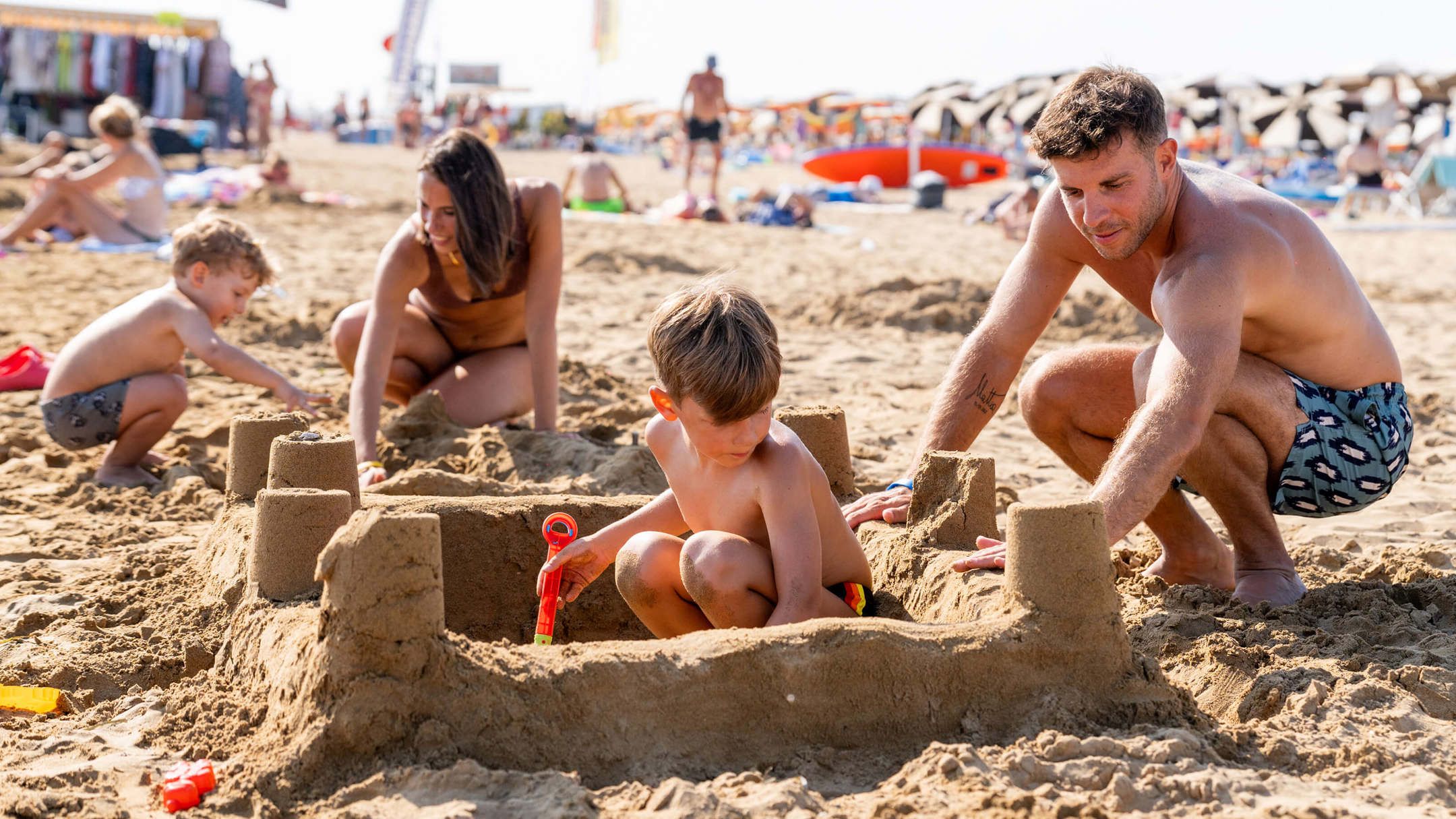 Co robić w Bibione z dziećmi: plaża