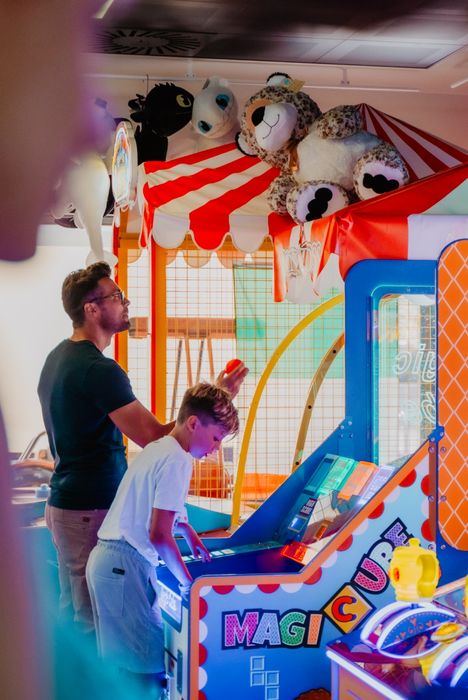 Arcade and Luna Park in Bibione