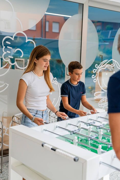 Residence Serenissima in Bibione mit Spielzimmer für Ferien mit der Familie am Meer