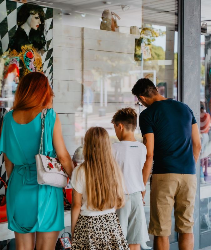 Shopping během dovolené v Bibione