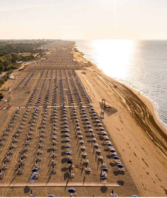 Nyaralás a Bibione Spiaggia nevű strandnál