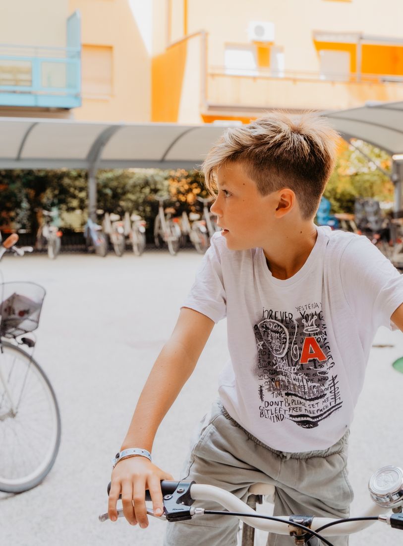 Urlaub auf dem Fahrrad in Bibione mit Kindern